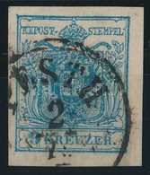 O 1850 9kr MP IIIb Világoskék, Vízszintes Varratvízjellel / Light Blue With Vertical Ladurner 'PESTH' Certificate: Strak - Altri & Non Classificati