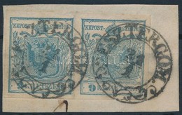 1850 9kr HP I. Lemezhibás Pár / Pair With Plate Flaw 'ESZTERGOM' - Altri & Non Classificati