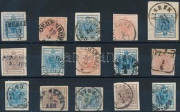 O 1850 15 Db Bélyeg Szép/olvasható Bélyegzésekkel / 15 Stamps With Nice/readable Cancellations - Altri & Non Classificati