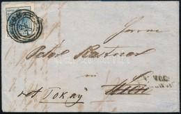 1857 9kr Levélen / On Cover 'TOKAY' - 'WIEN' - Visszaküldve / Returned, érdekes Látványos Darab - Altri & Non Classificati