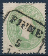 O 1861 3kr 'FIUME' - Other & Unclassified