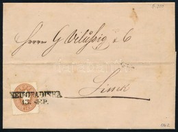 1862 10kr Levélen / On Cover 'NEU:GRADISKA' - 'SISSEK' - Altri & Non Classificati