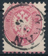 O 1864 5kr Sötétkárminrózsa Alul Szegélyléc Lenyomattal / Dark Carmine Rose With Bar Below 'GRAN' Certificate: Steiner - Sonstige & Ohne Zuordnung