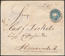 1865 10kr Levélen / On Cover 'KRONSTADT' - Hermanstadt - Altri & Non Classificati