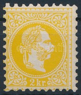 (*) 1867 2kr Citromsárga / Lemon. Certificate: Steiner (utángumizott / Regummed) - Sonstige & Ohne Zuordnung