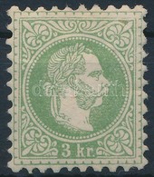 * 1867 3kr Sárgászöld / Yellow Green. Certificate: Steiner - Altri & Non Classificati