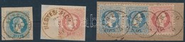 1867 5 Db Bélyeg / 5 Stamps Barna/brown 'ALTSOHL', 'HEGYESHALOM', 'PÁSZTÓ' - Altri & Non Classificati