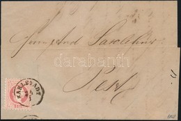 1868 5kr Levélen / On Cover 'KARLSTADT' - 'PEST' - Sonstige & Ohne Zuordnung