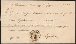 1868 15kr Ajánlott Levélen / On Registered Cover 'DEBRECZEN' - 'EGER' - Altri & Non Classificati