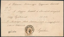 1868 15kr Ajánlott Levélen / On Registered Cover 'DEBRECZEN' - 'EGER' - Sonstige & Ohne Zuordnung