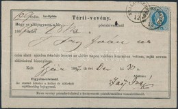 1870 Tértivevény 10kr Bérmentesítéssel (1.800 P) / Retour Recepisse With 10kr 'SZALA-EGERSZEG' - Altri & Non Classificati