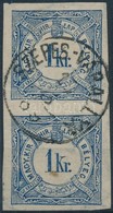 O 1883 Hírlapilleték Függ?leges Pár / Newspaper Duty Stamp Pair 'SZEPES-VÁRALLJA' - Sonstige & Ohne Zuordnung