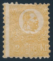 * 1871 K?nyomat 2kr Képbe Fogazva / Mi 1 With Strongly Shifted Perforation. Signed: Pfenninger - Sonstige & Ohne Zuordnung