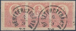 1871 K?nyomat 5kr Hármascsík Kivágáson / Mi 3 Stripe Of 3 On Cutting 'BESZTERCZEBÁNYA' - Other & Unclassified