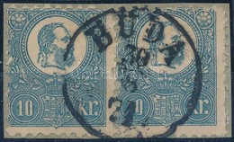 1871 K?nyomat 10kr Pár / Mi 4a Pair 'BUDA' - Sonstige & Ohne Zuordnung