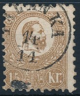O 1871 K?nyomat 15kr '(PA)LANKA' (29.000) / Mi 5a (Mi EUR 320,-) Signed: Zenker - Other & Unclassified