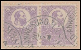 O 1871 K?nyomat 25kr Pár / Mi 6 Pair '(GE)LD-ANWEISUNG / (SI)SSEK' - Sonstige & Ohne Zuordnung