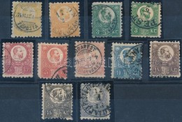 O 1871 Réznyomat Sor + Színváltozatok (~43.000) / Mi 8-13 With Colour Varieties (kis Hibák / Minor Faults) - Altri & Non Classificati