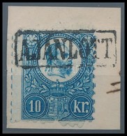 1871 10kr 'AJÁNLOTT' Keretes Bélyegzéssel - Altri & Non Classificati