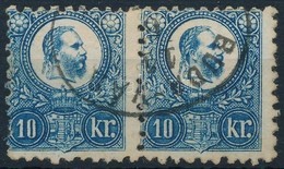 O 1871 10kr Pár / Pair 'BUDA-VÁR (AJÁNLOTT)' (Gudlin 200 P) - Altri & Non Classificati