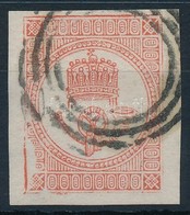 O 1871 Könyvnyomású Lemezhibás Hírlapbélyeg / Newspaper Stamp With Plate Flaw - Other & Unclassified
