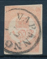 O 1871 Hírlapbélyeg Felült Folt, Kopás és Lemezszakadás / Newspaper Stamp With Plate Flaw 'VARANNO' - Altri & Non Classificati