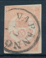 O 1871 Hírlapbélyeg Felült Folt, Kopás és Lemezszakadás / Newspaper Stamp With Plate Flaw 'VARANNO' - Other & Unclassified