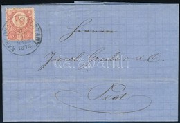 1872 5kr Levélen / On Cover, Kétnyelv? / Bilingual 'KARLOVAC' - Altri & Non Classificati