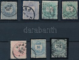 O 1881 'C' Sorozat Színváltozatokkal (57.000) / Mi 21-25 + Colour Varieties With Perforation 13:11 1/2 - Altri & Non Classificati