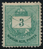 * 1881 3kr 11 1/2 : 11 1/2 : 13 : 11 1/2 Szabálytalan Vegyes Fogazással, Eredeti Gumival / Mi 22 With Irregular Mixed Pe - Andere & Zonder Classificatie