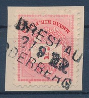 1881 5kr BRESLAU-ODENBERG Vasúti Bélyegzéssel / Railway Cancellation - Altri & Non Classificati