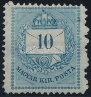 ** 1881 10kr 13-as Fogazás, Postatiszta Luxus Darab! (40.000) RR! / Mi 24 Perforation 13, Mint Never Hinged Luxury Piece - Other & Unclassified
