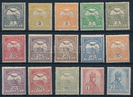 * 1908 Turul Sor (175.000) / Mi 91 X-106 X 15 Values - Sonstige & Ohne Zuordnung