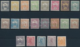 ** 1913 Turul Sor Hírlapbélyeggel / Mi 109-126 + 181-182 + Newspaper Stamp - Sonstige & Ohne Zuordnung