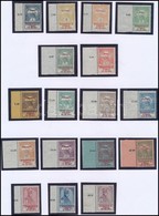 ** 1914 Hadisegély (I.) ívszéli Próbanyomat (80.000) / Mi 145-161 Margin Proof Set Certificate: Visnyovszki - Altri & Non Classificati