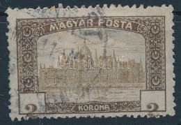 O 1919 Magyar Posta 2K Látványosan Eltolódott értékszám / Mi 257 Shifted Numeral - Sonstige & Ohne Zuordnung