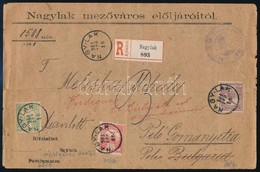 1901 Ajánlott Levél 50f Bérmentesítéssel Bulgáriába / Registered Cover To Bulgaria 'NAGY-LAK' - Sonstige & Ohne Zuordnung