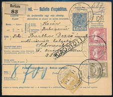 1909 Postai Szállítólevél 1,8K Bérmentesítéssel / Parcel Card 'HARKÁCS' - Selmeczbánya - Sonstige & Ohne Zuordnung