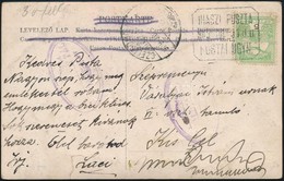 1909 Képeslap IHÁSZI PUSZTA Postaügynökségi Bélyegzéssel / Postcard With Postal Agency Postmark - Sonstige & Ohne Zuordnung