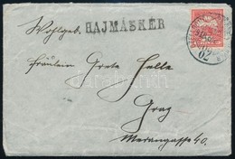 1910 Levél HAJMÁSKÉR-r?l CELLDÖMÖLK-SZÉKESFEHÉRVÁR Vasúti Bélyegzéssel / Cover To Graz With Railway Postmark - Sonstige & Ohne Zuordnung