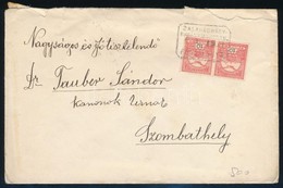 1913 Levél ZALAHÁSHÁGY-RIMÁNY MAJOR Pályaudvari Postaügynökségi Bélyegzéssel / Cover With Railway, Postal Agency Postmar - Altri & Non Classificati