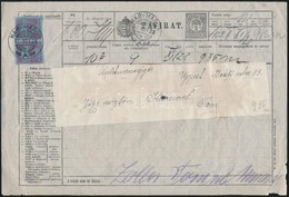 1913 2f Távirat 1K Díjkiegészítéssel / 2f Telegramm With 1K Additional Franking 'NAGYMAROS' - Altri & Non Classificati
