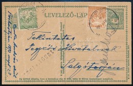 1917 8f Díjjegyes Válaszos Levelez?lap 55f Díjkiegészítéssel / 8f PS-reply Card With 55f Additional Franking - Altri & Non Classificati
