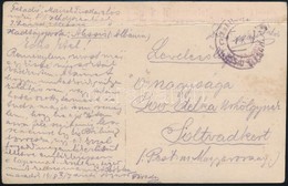 1916 Tábori Posta Képeslap / Field Postcard 'K.u.k. Etappenstationskmdo Alessio' + 'EP ALESSIO (LESCH) C' - Other & Unclassified