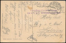 1916 Tábori Posta Képeslap / Field Postcard 'Chauffeur-Unterabteilung Des K.u.k. 7. Armeekommandos' + 'TP 351' - Altri & Non Classificati