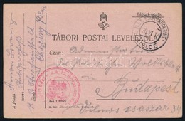 1917 Tábori Posta Levelez?lap A 13. Hadtestparancsnokság Bíróságáról / Field Postcard 'Gericht Des K.u.k. 13. Korpskomma - Altri & Non Classificati