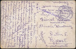 1918 Tábori Posta Képeslap / Field Postcard 'K.u.K. Schwere Autokolonne Nr. 506' , 'EP GEMONA B' - Andere & Zonder Classificatie