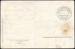 1918 Tábori Posta Képeslap / Field Postcard 'EP CETINJE D' - Andere & Zonder Classificatie