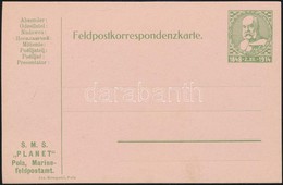 1914 Díjjegyes Tábori Levelez?lap, Használatlan / Field PS-card, Unused 'S.M.S. PLANET' - Andere & Zonder Classificatie