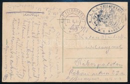 1917 Tábori Posta Képeslap Hajópostával / Field Postcard 'S.M.S. MAROS' - Altri & Non Classificati